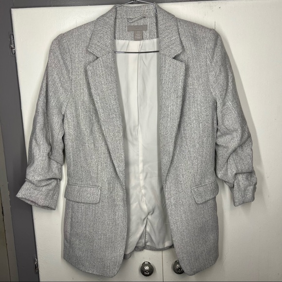H&M gray blazer size 8
